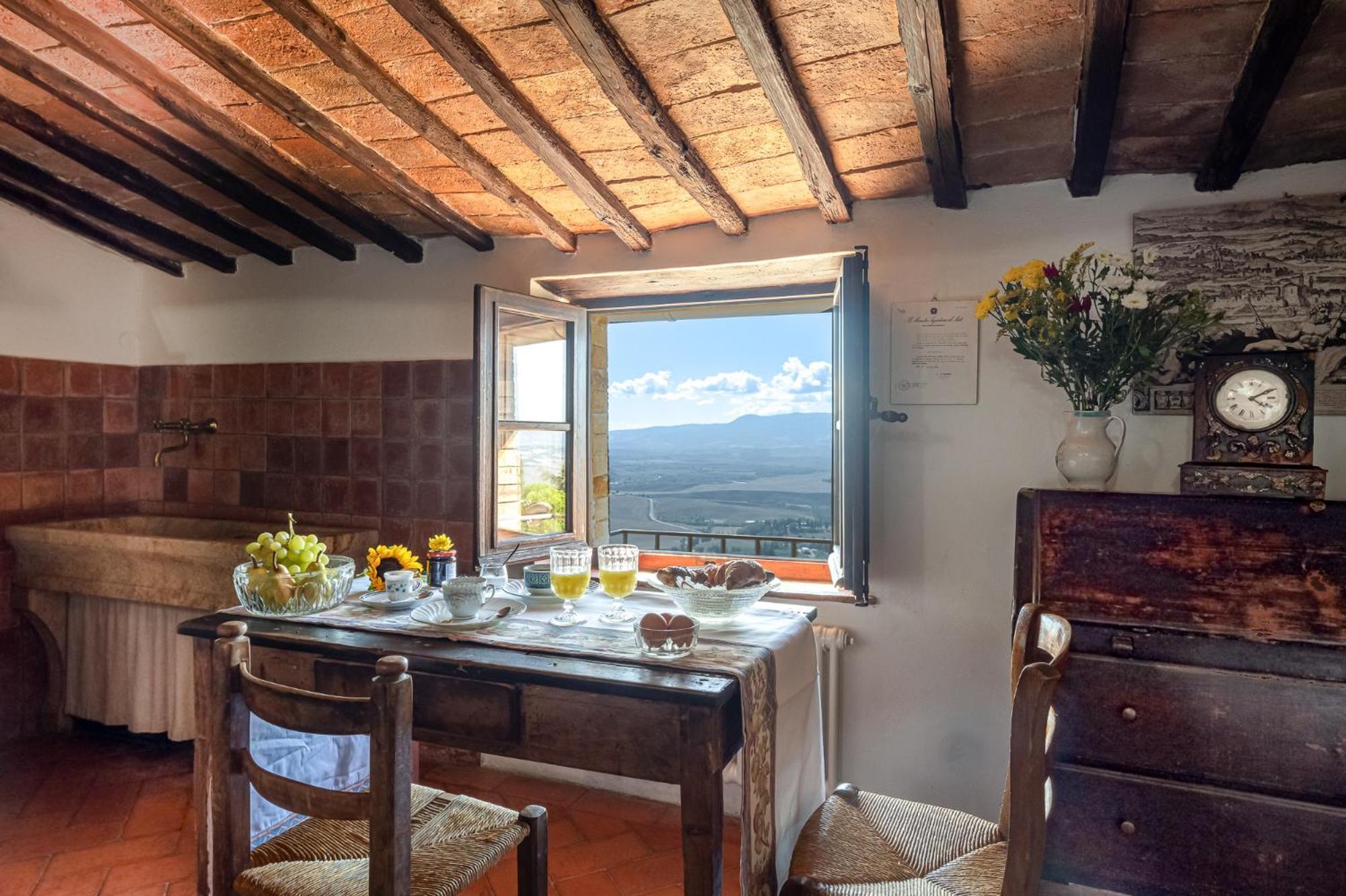 Апартаменты Artistica Pienza - Breathtaking Val D'Orcia View Экстерьер фото